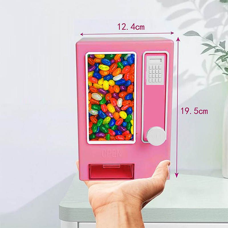 Bubble Gum Machine - Candy Dispenser Cute Vending Machine For