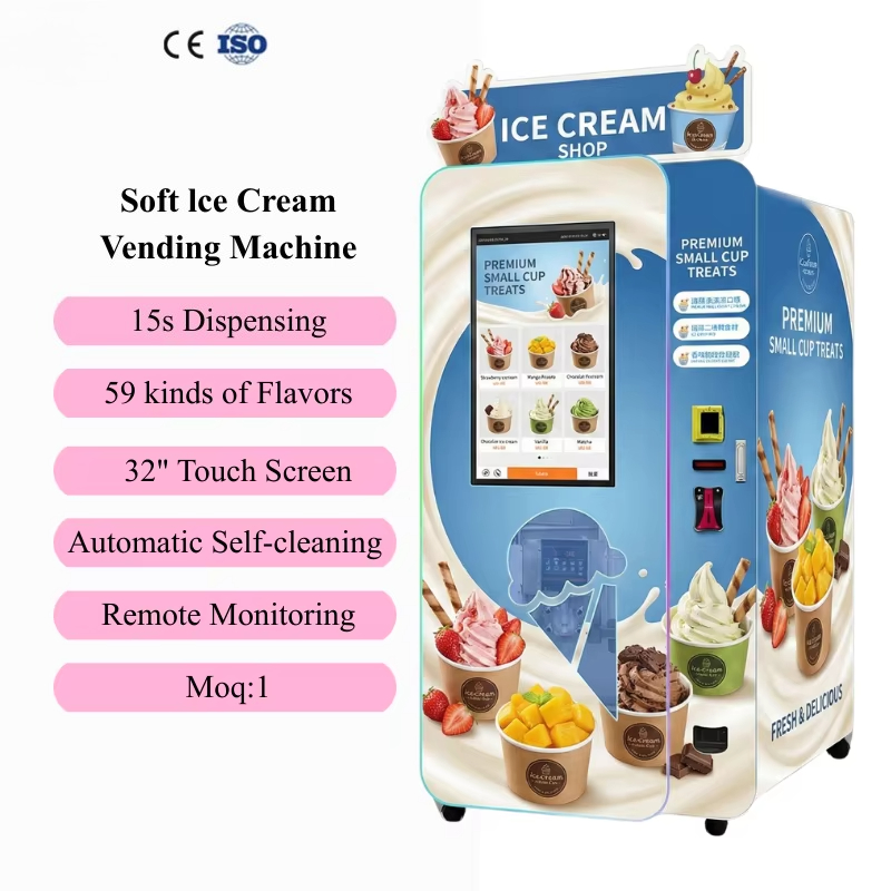 Ice Cream Vending Machine Auto - đánh giá và giá Commercial Vending Machine
