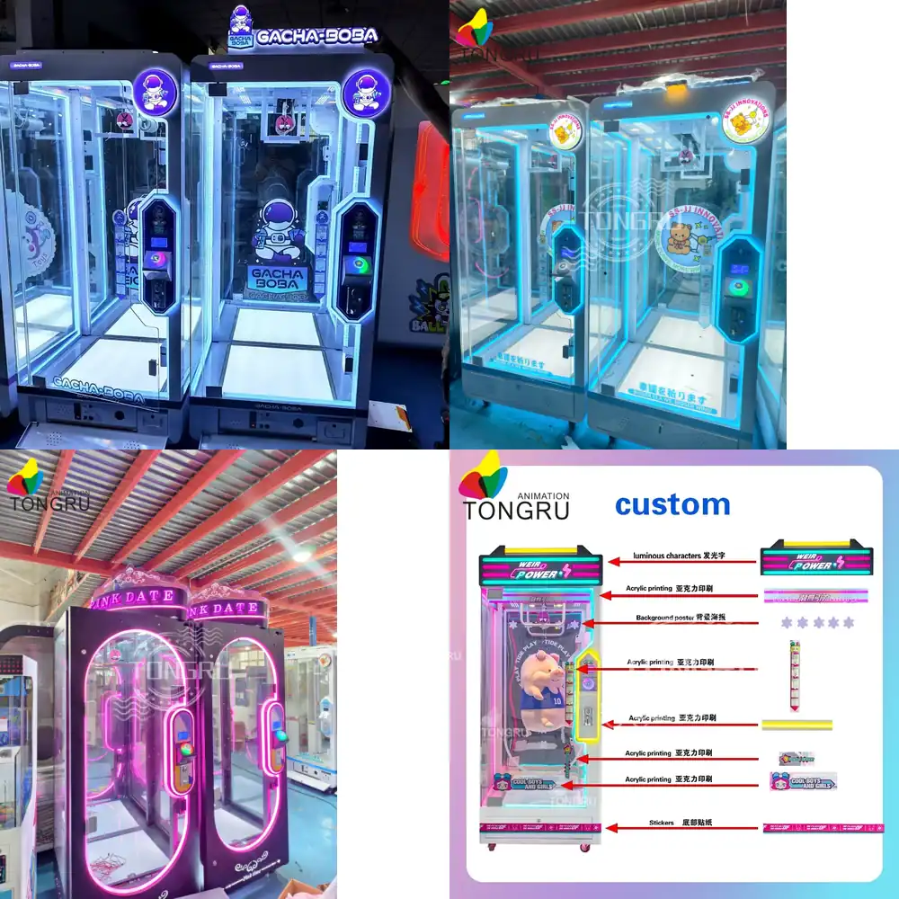 Big Toy Crane Cut the Rope Sci - đánh giá và giá Arcade Prize Vending Machine