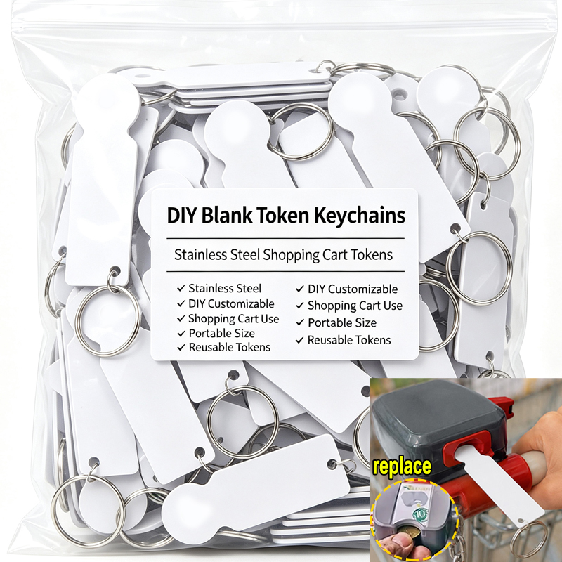 1-20pcs Blanks Metal Trolley T - đánh giá và giá Token Coin Mechanism
