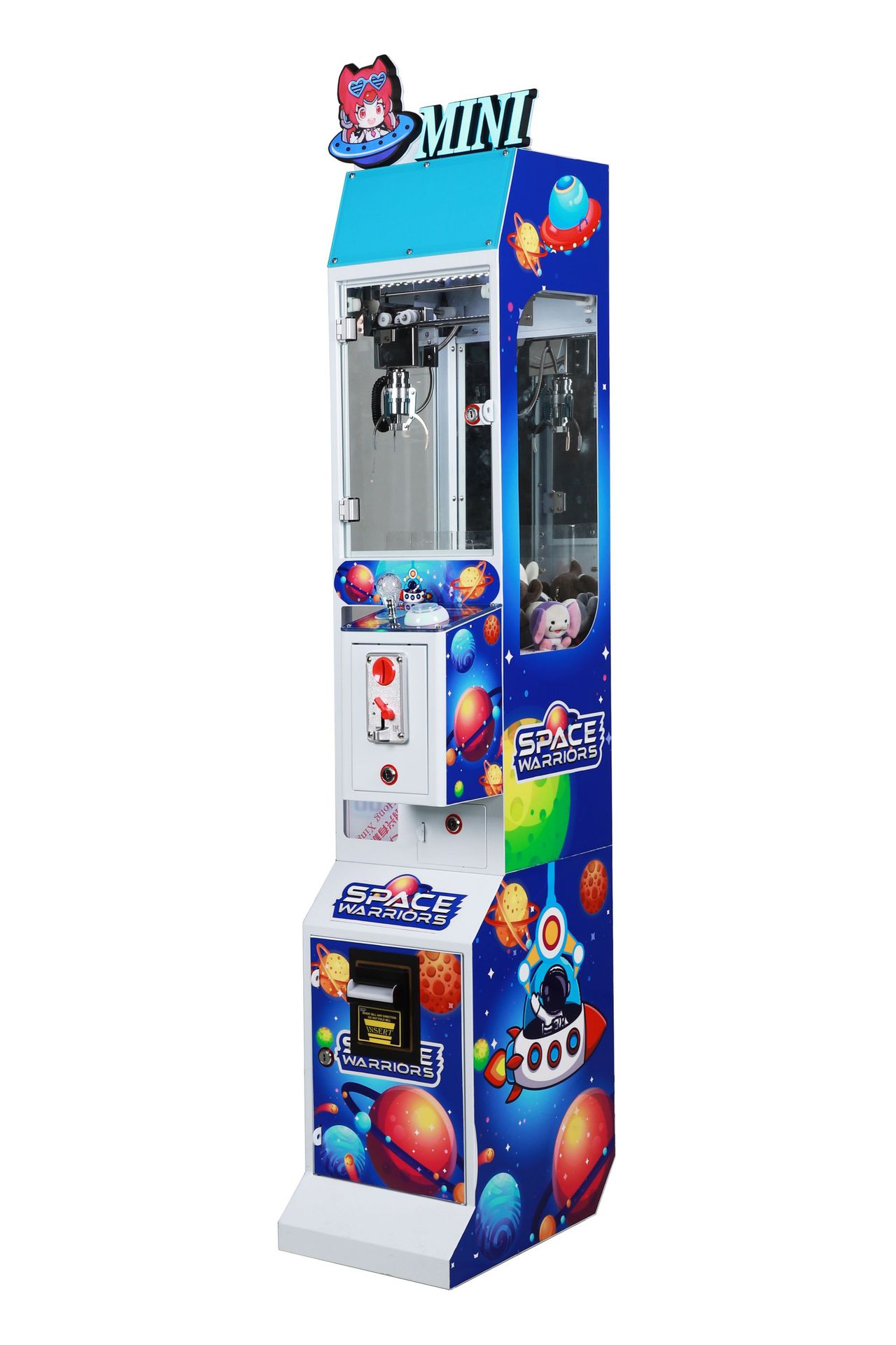 Mini Claw Machine Space Warrio - đánh giá và giá Arcade Prize Vending Machine