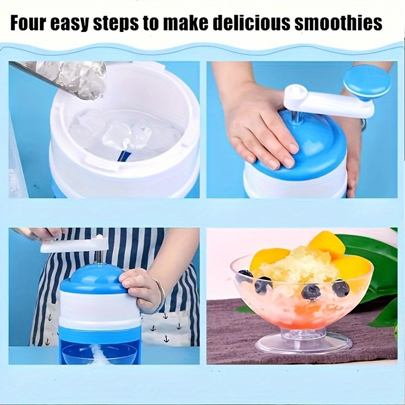 Portable Hand Crank Snow Cone  - đánh giá và giá Slushie Machine Vending